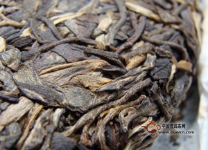 润元昌2013年白金号乔木圆茶开汤