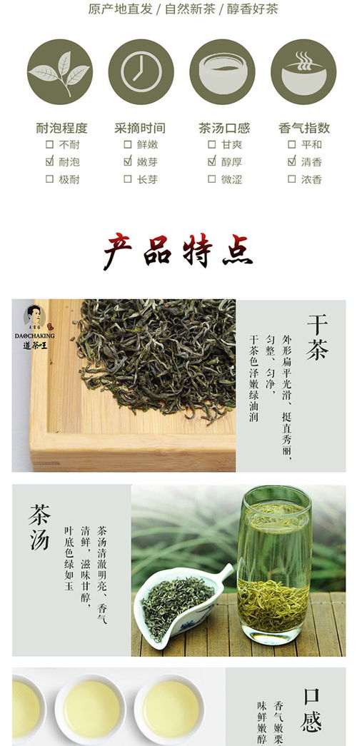 道茶王武当道茶禄字茶绿茶茶叶新茶春茶湖北丹江口特产100g 袋